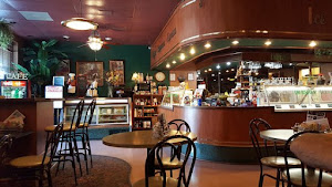 Interior seating area at V and T Cafe and Grill on Forest Road Forest Virginia